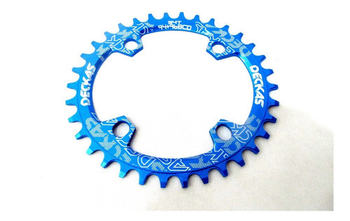 Monoplato Deckas Ovalado 34 D Simetrico Bcd 96 Color Azul 1