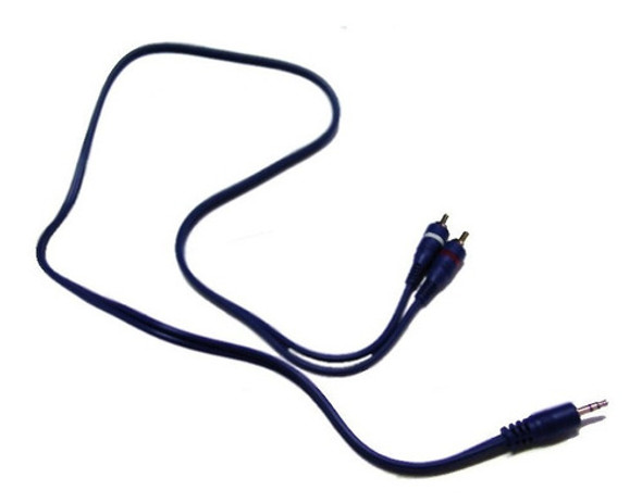 Artekit Linea Blue Cable Miniplug 3.5 Estereo A 2 Rca 0.9 Cm 1