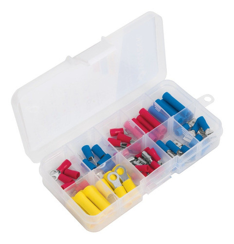 Kit Con 55 Piezas Terminales Aisladas Para Cable Volteck 0