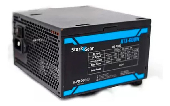 Fuente Starkgear 600w Certificación 80 Plus White Nnet Nx 0 Fuente Starkgear 600w Certificación 80 Plus White Nnet Nx 0