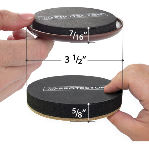 Deslizadores Reutilizables Para Mover Muebles 8.9cm-16un 1