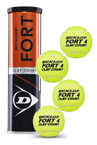Pack X3 Tubos Dunlop Fort Clay Court Promo! 0