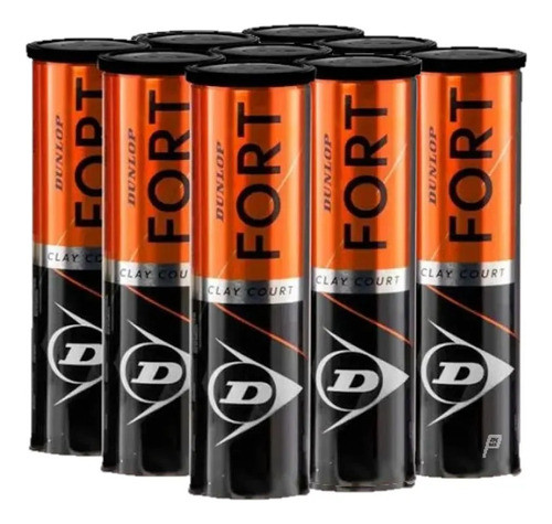 Pack X3 Tubos Dunlop Fort Clay Court Promo! 1