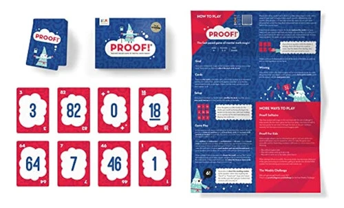 Proof! Juego De Matemáticas - El Juego Rápido De 1