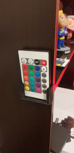 Base Soporte Control Remoto Rgb Sin Agujeros Cinta Doble Faz 1