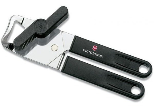 Abridor De Latas Garrafas Manual Universal Preto Victorinox 1