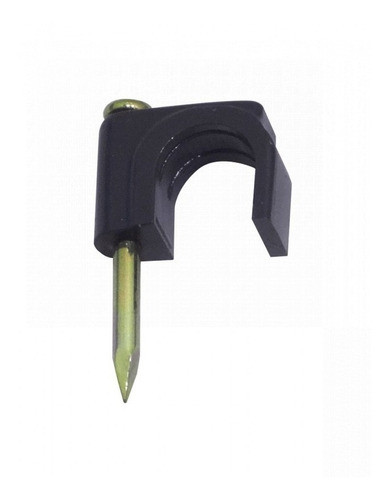 Grampa Clip Coaxil 8mm Clavo Acero Zincado Kalop Caja X50 1