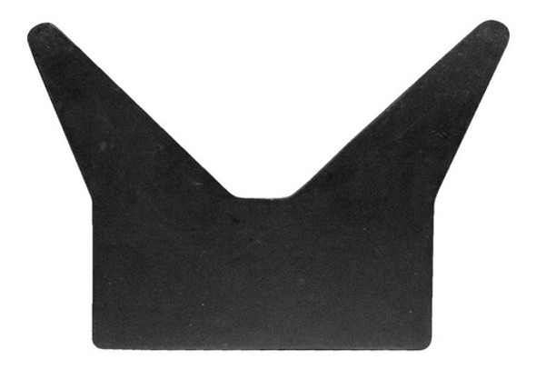 V De Proa Goma C/orificio En Base Para Trailer 100x100x75mm 1