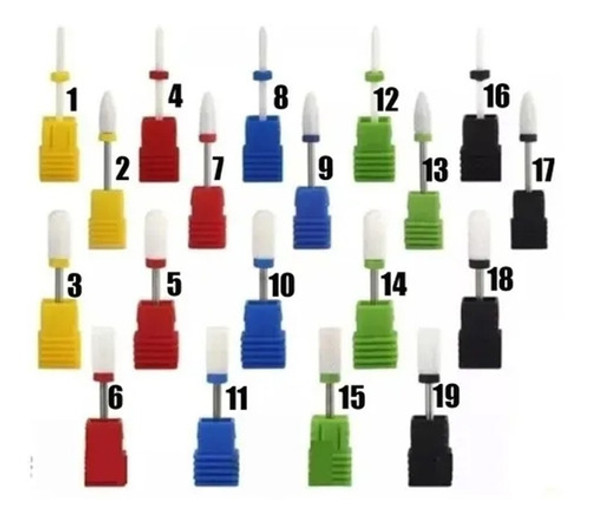 Fresa Cerámica Mini Torno Manicuria Uñas Esculpidas Nails 1 Fresa Cerámica Mini Torno Manicuria Uñas Esculpidas Nails 1