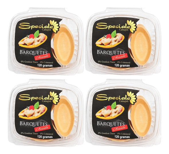 Barquete P/ Rechear C/ 4 Pac. De 120g  Aprox 135 Unid. 0 Barquete P/ Rechear C/ 4 Pac. De 120g  Aprox 135 Unid. 0