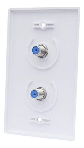 Placa De Pared De Tv Con Cable Coaxial Doble, Placa De Cubie 1