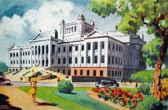 Palacio Legislativo - Pierre Fossey 1941 - Lámina 45x30 Cm. 0