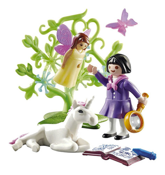 Playmobil 70379 Investigadora De Hadas Con Unicornio 0