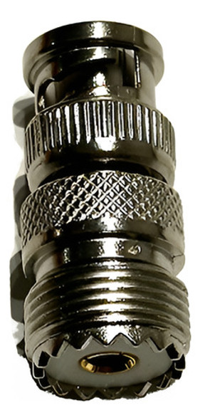 Adaptador Cromado Bnc Macho A Pl Hembra A-918 1 Adaptador Cromado Bnc Macho A Pl Hembra A-918 1