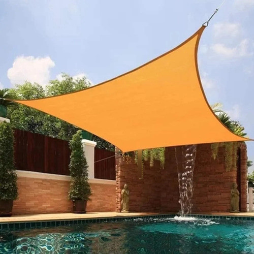 Toldo Vela Sombra Y Granizo Uv-2*2 Metros Dorado Doble Tela 1