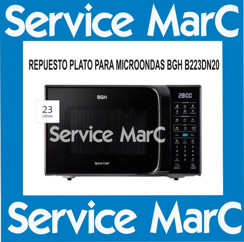 Plato Para Microondas Bgh B223 Ds20 Dn 20  Factura A O B 0