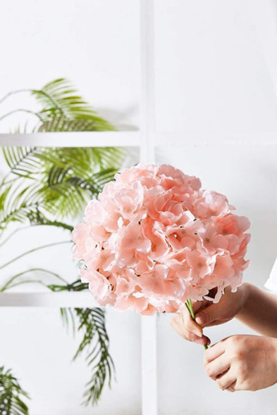 Flores Artificiales Hortensias Seda Centro Mesa Pack X 10 1
