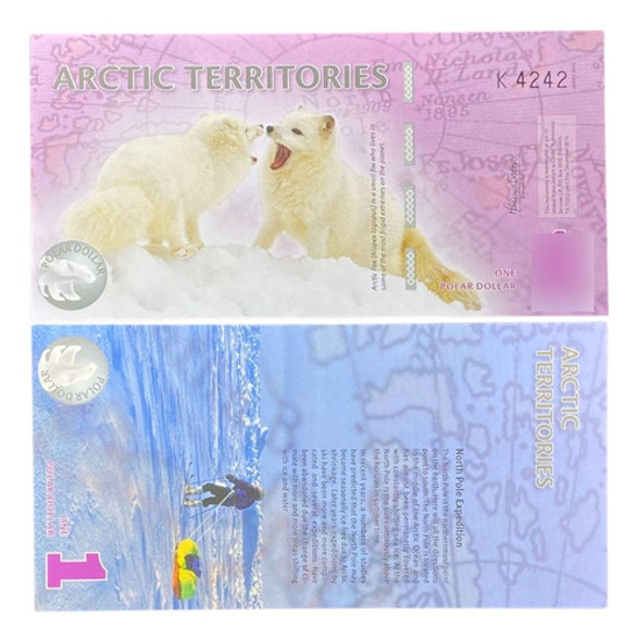 1 Dólar Polar Raposa Do Ártico - Fantasia 0 1 Dólar Polar Raposa Do Ártico - Fantasia 0