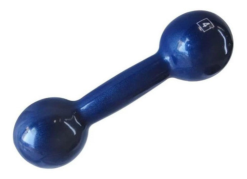 Halteres Ferro Fundido Emborrachado Crossfit Academia 4,0kg 0