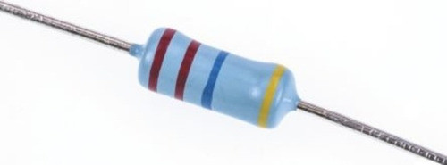 Resistencia Vishay, 22mohm, ±5%, 0,5w (lote 25 Uds) 0