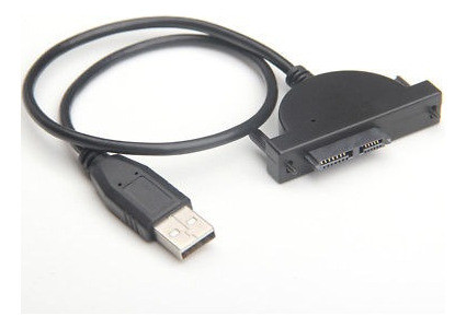 Usb 2.0 A 13pin Slim Sata Cable Con Fuente De Alimentación E 1