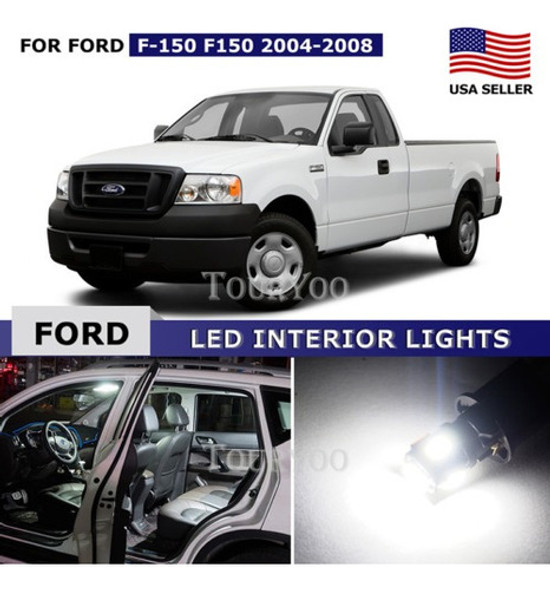 15 X Interior Led Blanco Luces Kit De Paquete Para Ford F150 1 15 X Interior Led Blanco Luces Kit De Paquete Para Ford F150 1