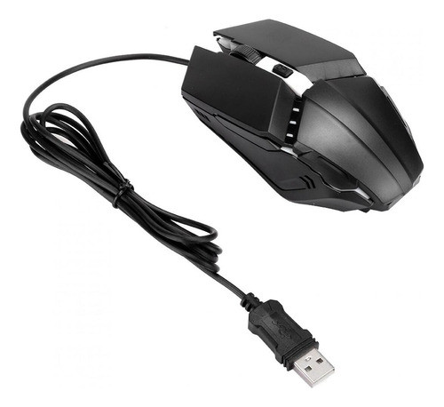 Mouse Gamer Cableado Con Luces Led H-20 0