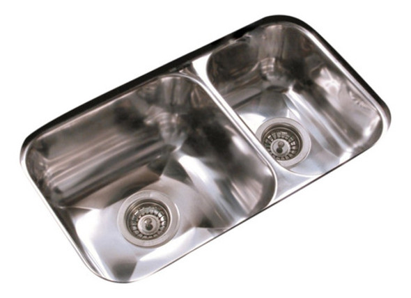 Bacha Doble Cocina Johnson Acero Inoxidable R37/18 Cr Dobl * 0