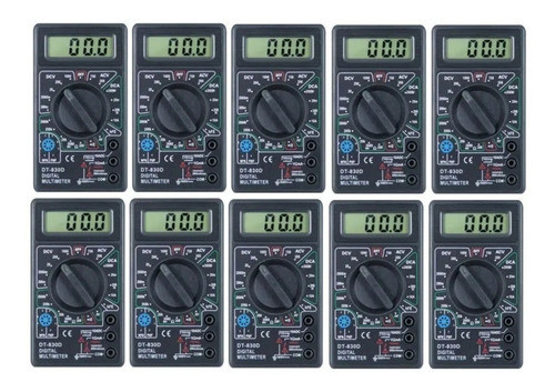 Tester Multímetro Dt830d X 10 Unidades Emakers 0