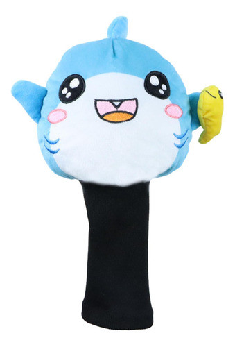 Capa De Cabeça De Taco De Golfe Em Pelúcia - Baleia 0