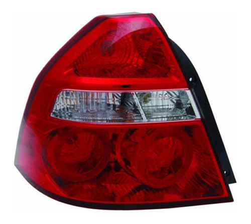Faro Trasero Chevrolet Aveo 2009/2011 Rojo/cristal Izq. 0