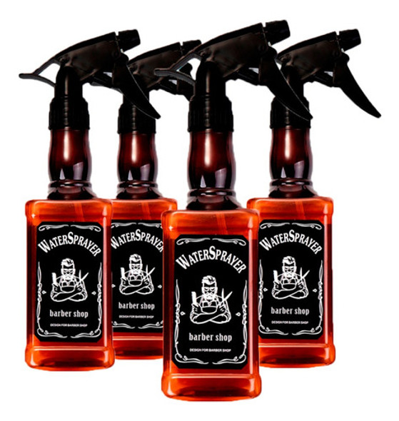 Pack De 4 Pulverizadores Rociadores De Agua Para Barbería 0 Pack De 4 Pulverizadores Rociadores De Agua Para Barbería 0