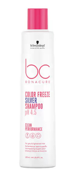 Shampoo Matizador Silver Color Freeze Schwarzkopf X 250ml 0 Shampoo Matizador Silver Color Freeze Schwarzkopf X 250ml 0