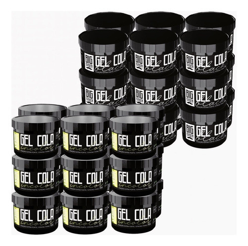 Gel Cola Big Barber 300g Meio A Meio Caixa Com 36 Unidades 0