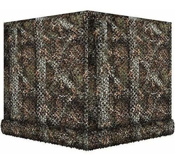 Red De Camuflaje Sombra Deco Troncos Hojas 3x5m Reforzada 1