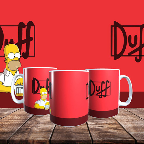 Taza Personalizada Diseño Duff Simpsons 142 0