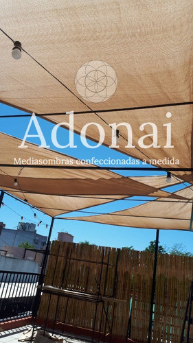 Vela Triángular Beige Arena Premium 4mx3mx3m 1