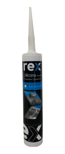 Silicona Neutra Tranp. 300 Ml Rex Sellante Plastico-metal 0