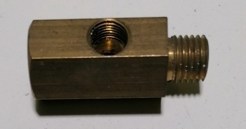 Conexión Bronce Para Bulbo Aceite M-h 12x1.5x1/8gas 1