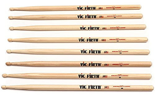 Vic Firth Compre 3 Pares De Baquetas 5a Y Obtenga 1 Par De 5 0