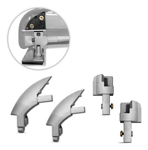 Kit Cantoneira Angular Reto Strada Capota Ff180 Ff181 Ah669 0