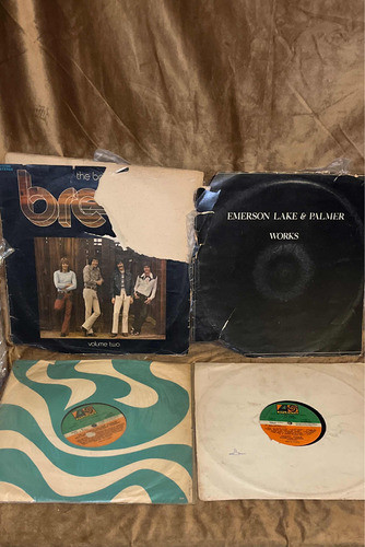 Vinilo Crimson Palmer Crosby Stills Rock Leyenda 4 Discos 0