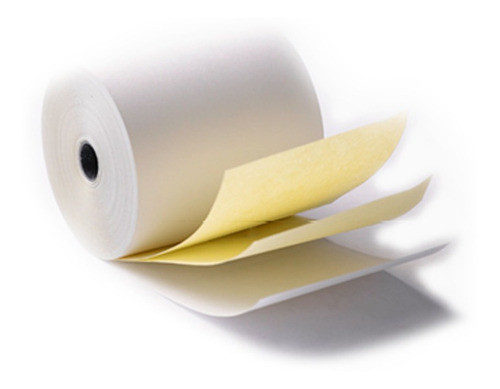 20 Rollos Papel Obra Fiscal Triplicado Químico 76x20 Mtrs 1