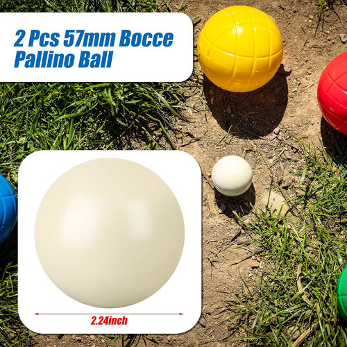Juegos De Bochas: 2 Paquetes Bolas Blancas De 57 Cm 1