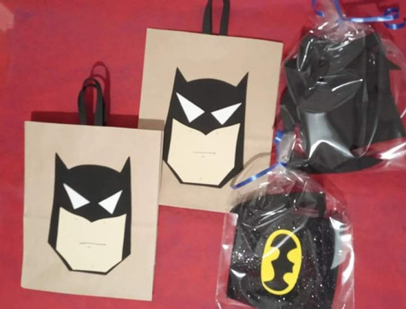 Disfraz Batman Antifaz Y Capita Goma Eva Disfraces X2 1