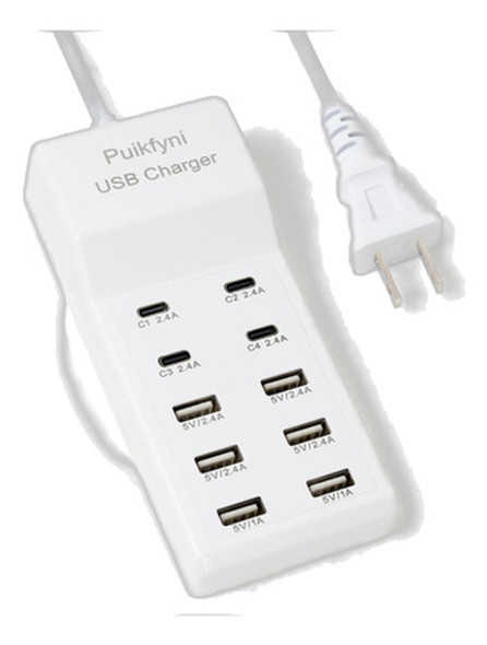 Estación Carga Portátil  6-usb 4-usb-c Puikfyni 0