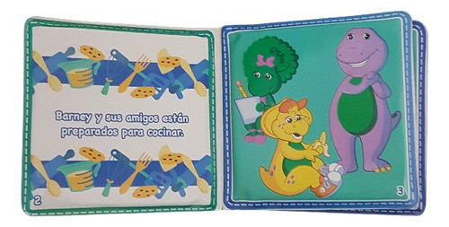 Libro De Baño Para Bebé Barney Y Sus Amigos 1