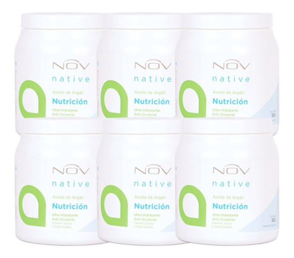 Crema Nutrición Aceite De Argán  Nov Native 980gr X6 0 Crema Nutrición Aceite De Argán  Nov Native 980gr X6 0