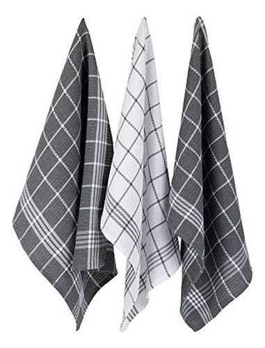 Colección De Cocina Dii Waffle Weave, 100 % Algodón, Juego D 1