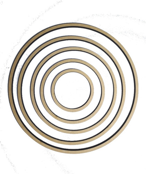 Kit 10 Aros Para Mandala O Atrapasueños Tejido 30 A 10 Cm 0